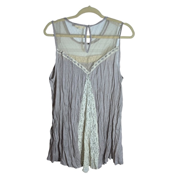 Rye Sleeveless Lace Blouse Tank, X-Large - Picture 2 of 11